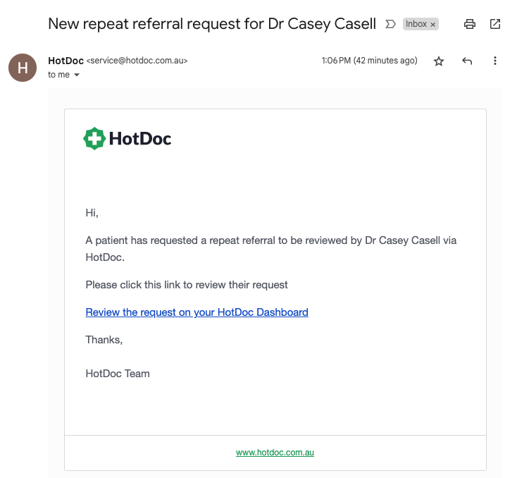 How to view Routine Requests in the HotDoc Dashboard – HotDoc Support