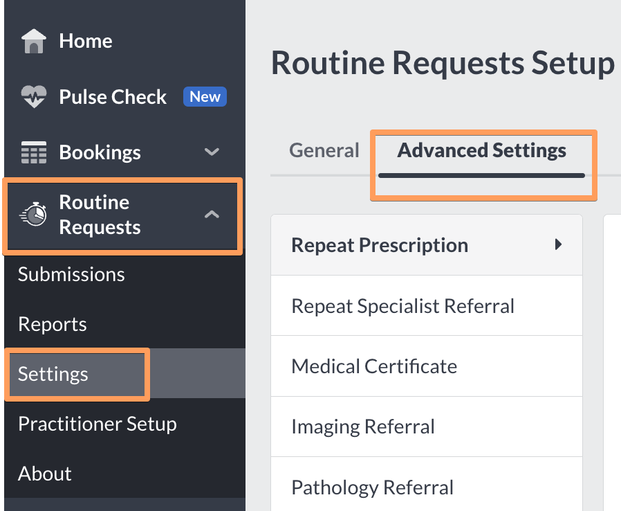 How to set up or edit your Routine Requests settings in the Dashboard ...