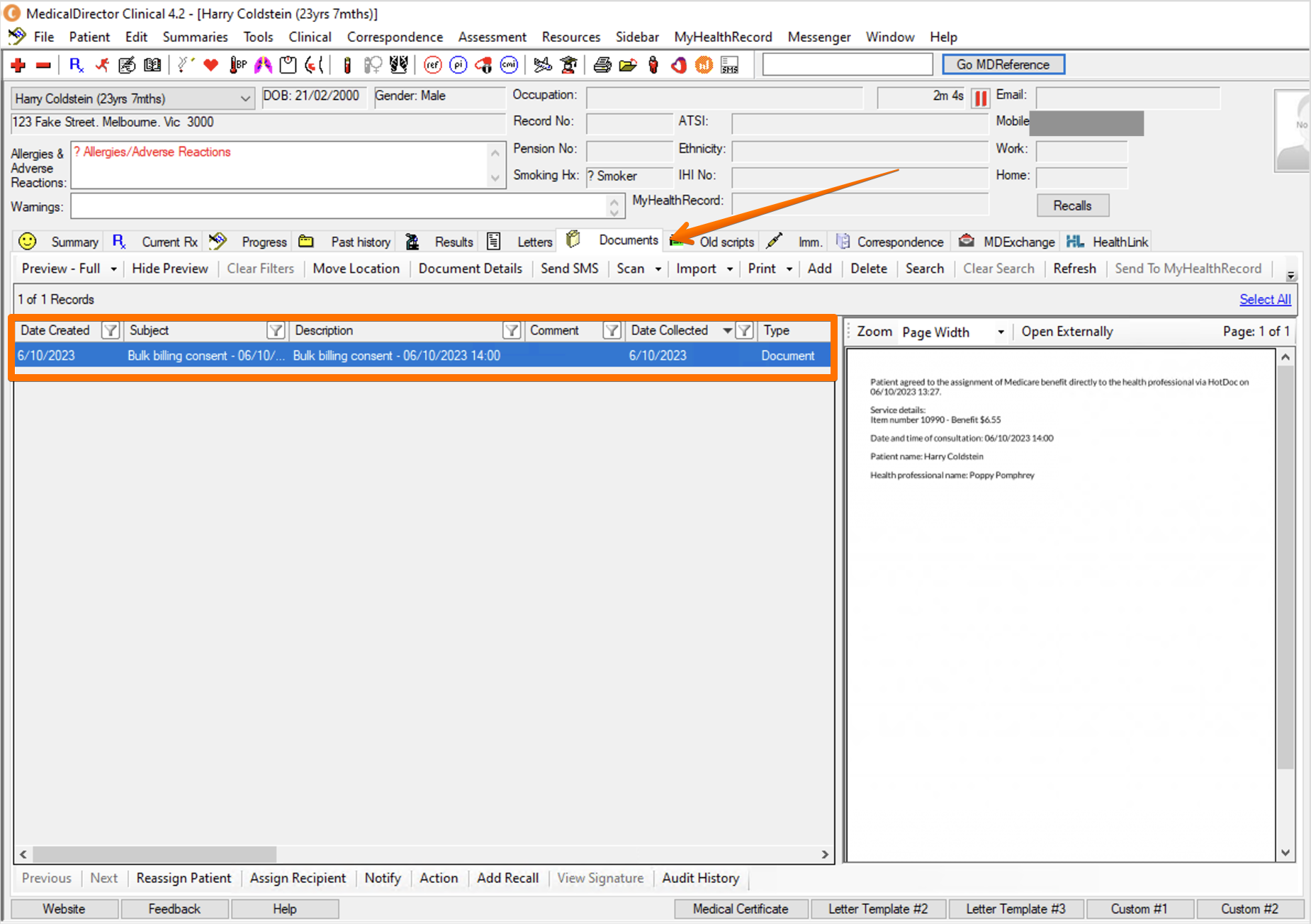 Monosnap How do we capture patient con…ppointments? – HotDoc Support 2026-06-23 11-43-57.png