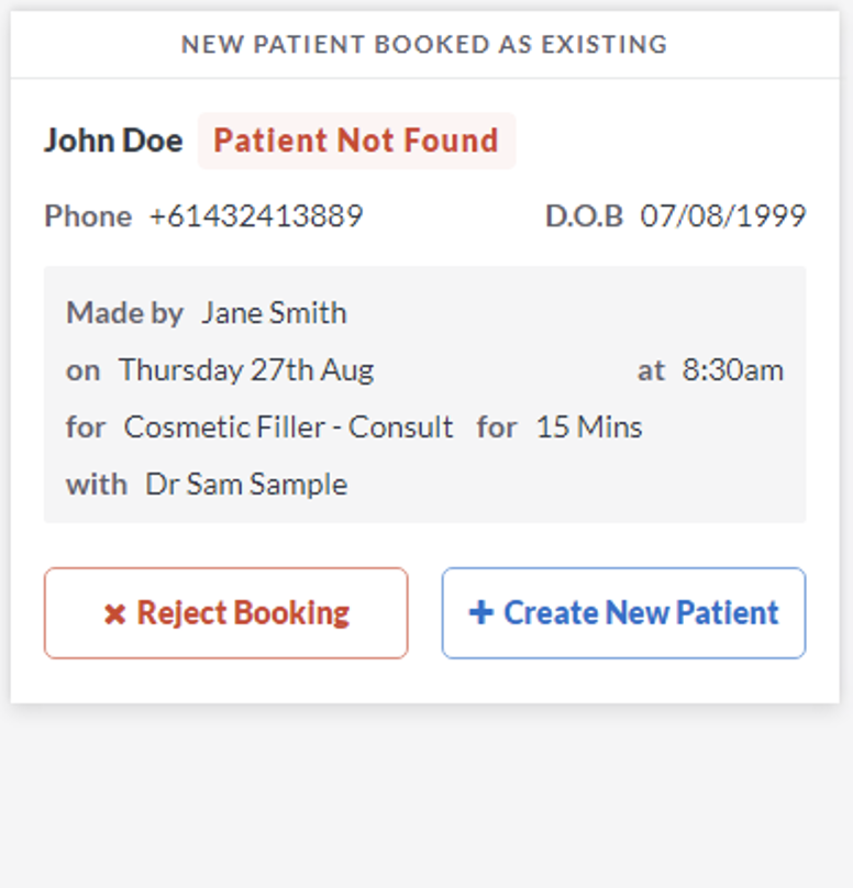 Genie_New_patient_booked_as_existing.png