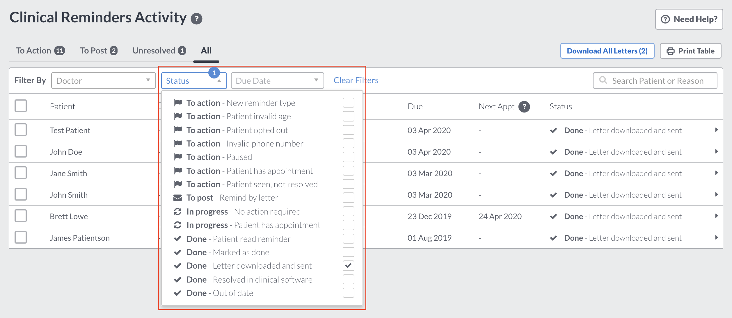 How To Find Previously Generated Letters HotDoc Support